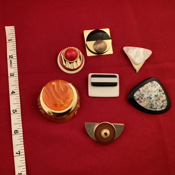 Retro look brooches lot - Picture 2 of 5